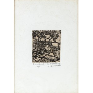 LUIGI BARTOLINI (Cupramontana 1892 - Roma 1963), La passeggiata, 1962