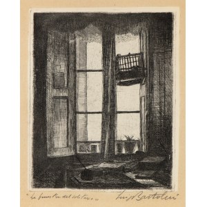 LUIGI BARTOLINI (Cupramontana 1892 - Roma 1963), Finestra del solitario, 1924