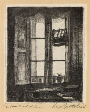 LUIGI BARTOLINI (Cupramontana 1892 - Roma 1963), Finestra del solitario, 1924