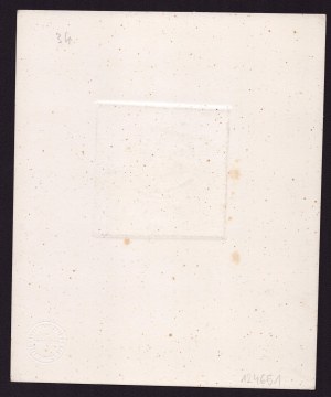 LUIGI BARTOLINI (Cupramontana 1892 - Roma 1963), Ex libris with split walnut