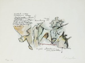 Tadeusz Kantor (1915 Wielopole Skrzyńskie-1990 Kraków), Komplet - Figury i postaci, 1976