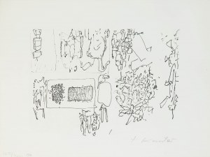 Tadeusz Kantor (1915 Wielopole Skrzyńskie-1990 Kraków), Komplet - Figury i postaci, 1976