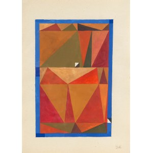 Jerzy Nowosielski (1923 Kraków - 2011 there), Composition, 1950s/60s.