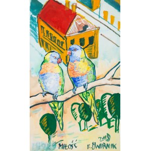 Edward Dwurnik (1943 Radzymin - 2018 Varsavia), Amore, 2018