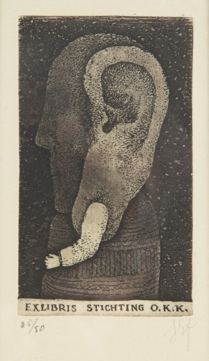 Stasys Eidrigevicius (ur. 1949 Mediniškiai/Litwa), Exlibris Stichting O.K.K.