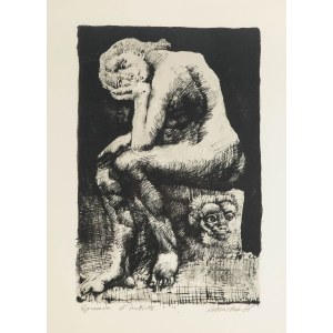 Jan Lebenstein (1930 Brest Litovsk - 1999 Krakow), Character, from the portfolio Carnet Incomplet, 1966