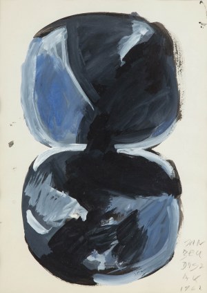 Jan Berdyszak (1934 Zawory - 2014 Poznań), Kompozycja, 1962