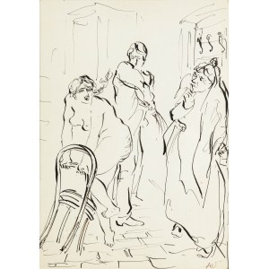 Antoni Uniechowski (1903 Vilnius-1976 Varšava), Neposlušný... ilustračný dizajn