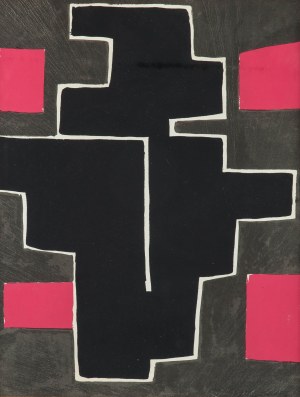 Józef Jarema (1900 Stary Sambor - 1974 Monachium), Kompozycja, 1955