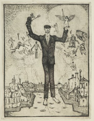 Leszek Rózga (1924-2015), Duchy miasteczka, 1962