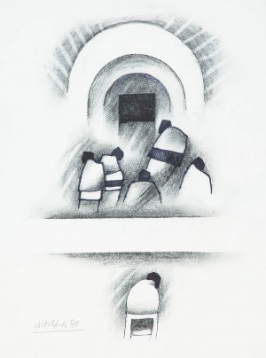 Witold Kaczanowski (1932-2025), Z cyklu Ludzie, 1998