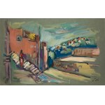 Samuel Tepler (1918 Hrubieszów - 1998 Tel Awiw), Kobieta z dzieckiem