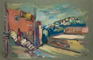 Samuel Tepler (1918 Hrubieszów - 1998 Tel Awiw), Kobieta z dzieckiem