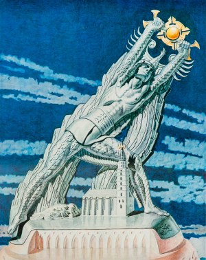 Stanisław Szukalski (1893 Warta - 1987 Burbank), Pomnik Kopernika, 1973