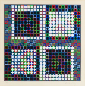Victor Vasarely (1908 Pécs - 1997 Paryż), Bez tytułu
