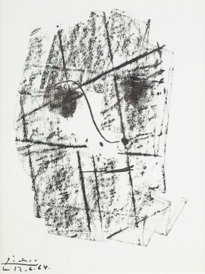 Pablo Picasso (1881 Malaga - 1973 Mougins), Twarz, 1964