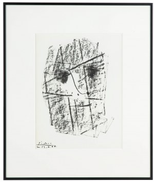 Pablo Picasso (1881 Malaga - 1973 Mougins), Twarz, 1964