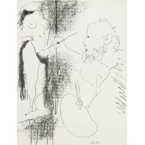 Pablo Picasso (1881 Málaga - 1973 Mougins), Le Peintre et son Modele, 1964