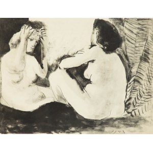 Pablo Picasso (1881 Málaga - 1973 Mougins), Two naked women