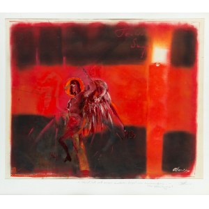 Ryszard Mamis (b. 1959 Opole), Und ich sah einen anderen Engel von Sonnenaufgang, 1990