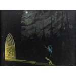 Stanisław Trojański (1926-1993), Projekt scenografii do baletu Charlesa Gounoda Faust, lata 70. XX w.