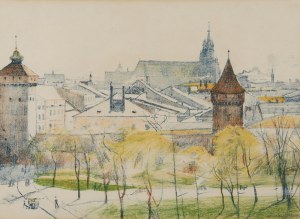 STANISŁAW PODGÓRSKI (1882-1964), Mury Krakowa, 1911