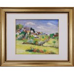 Jeanne BESNARD-FORTIN (1892 - 1978), Pejzaż z południa Francji