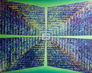 Magdalena Barczyk-Kurus, Światło kwadratu II, z cyklu Geometria Światła, 2025