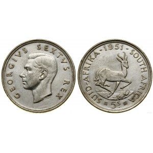 Republika Południowej Afryki, 5 szylingów, 1951, Pretoria