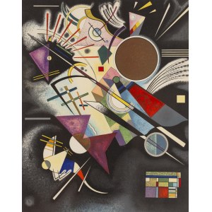 Wassily Kandinsky (1866 - 1944 Neuilly-sur-Seine), Accompagnement en noir, 1960