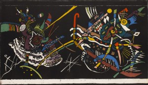 Wassily Kandinsky (1866 - 1944 Neuilly-sur-Seine), Szkic do murali w Juryfreie, 1922/1958