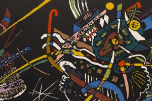 Wassily Kandinsky (1866 - 1944 Neuilly-sur-Seine), Szkic do murali w Juryfreie, 1922/1958