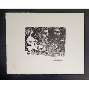 Pablo Picasso, Marie Therese jako Bożek i Trzej Brodaci Grecy
