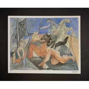 Pablo Picasso (1881 - 1973), Minotaur i kobiety 1936