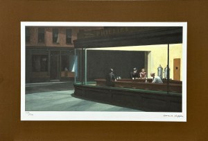 Edward Hopper (1882-1967), Nighthawks (Nocne Jastrzębie) z 1942