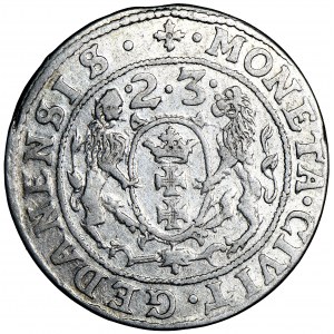 Polska, Zygmunt III, Gdańsk, ort, 1623, men. Gdańsk