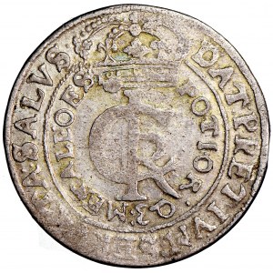 Polska, Jan Kazimierz, Korona, złoty (złotówka, tymf) 1663, Lwów