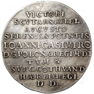 John Casimir, token commemorating the victory at the Battle of Beresteczko 1651, copy from the 19th century