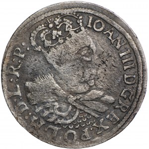 Polska, Jan III, Korona, szóstak 1684, men. Kraków