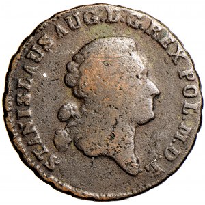 Polska, Stanisław August, Korona, trojak 1770, men. Warszawa