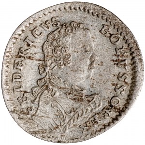 Niemcy, Prusy, Śląsk, Fryderyk Wielki, 2 greszle 1751, men. Wrocław