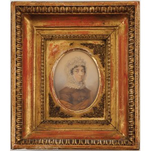 PORTRET DAMY W CZEPCU, ok. 1830