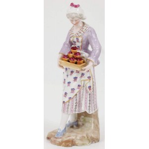 SPRZEDAWCZYNI CIASTEK, Paryż, Francja, Edmé Samson, 2. poł. XIX w.