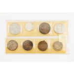 SET OF COINS, MEDALS AND TOKENS