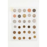 SET OF COINS, MEDALS AND TOKENS