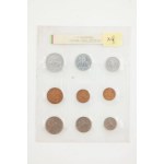 SET OF COINS, MEDALS AND TOKENS