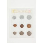 SET OF COINS, MEDALS AND TOKENS