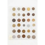 SET OF COINS, MEDALS AND TOKENS