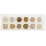 SET OF COINS, MEDALS AND TOKENS