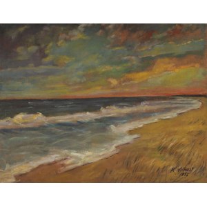 Roman WILKOSZ, BRZEG MORZA, 1957